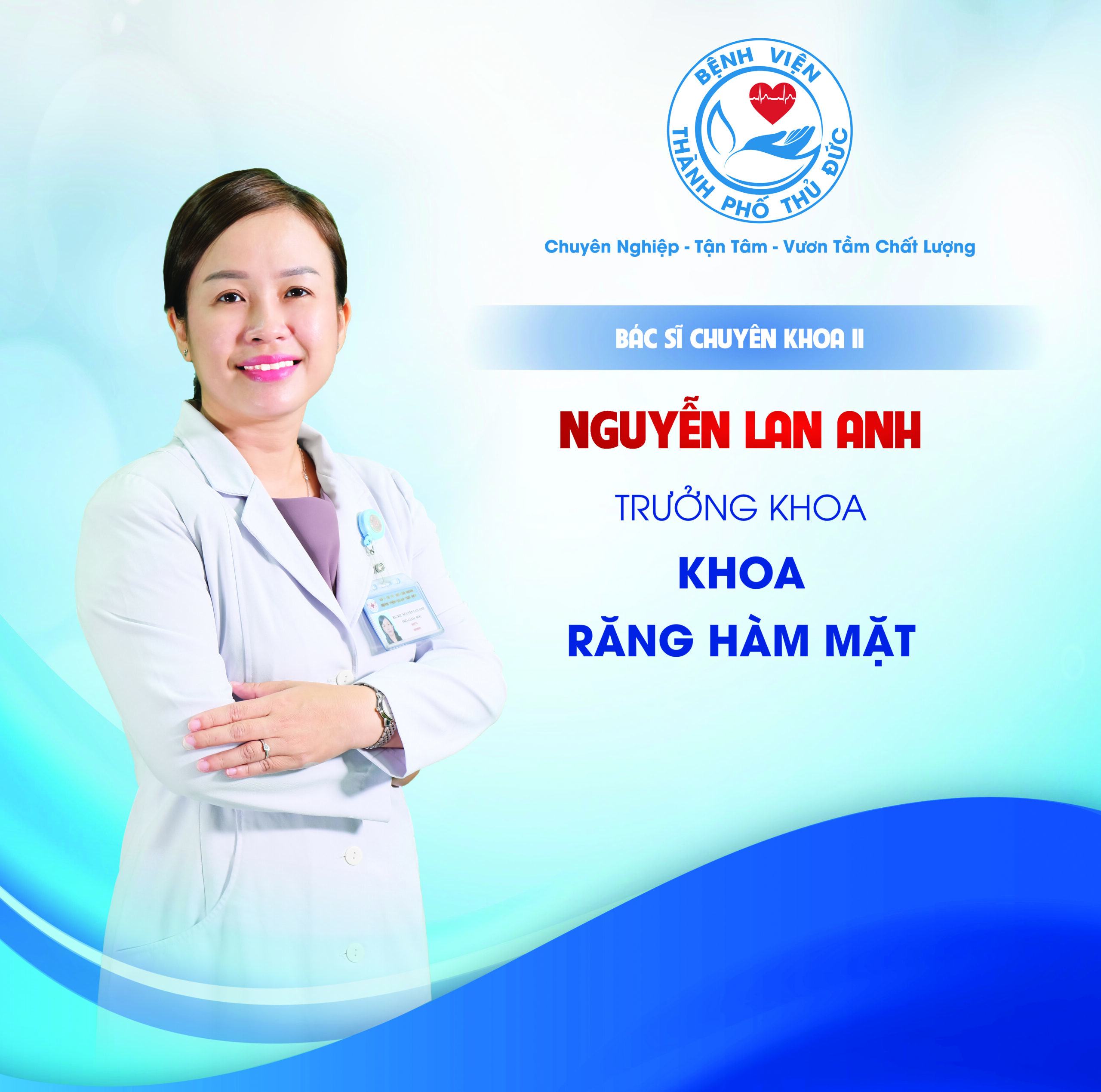 BSCKII. Nguyễn Lan Anh - Trưởng khoa Răng hàm mặt