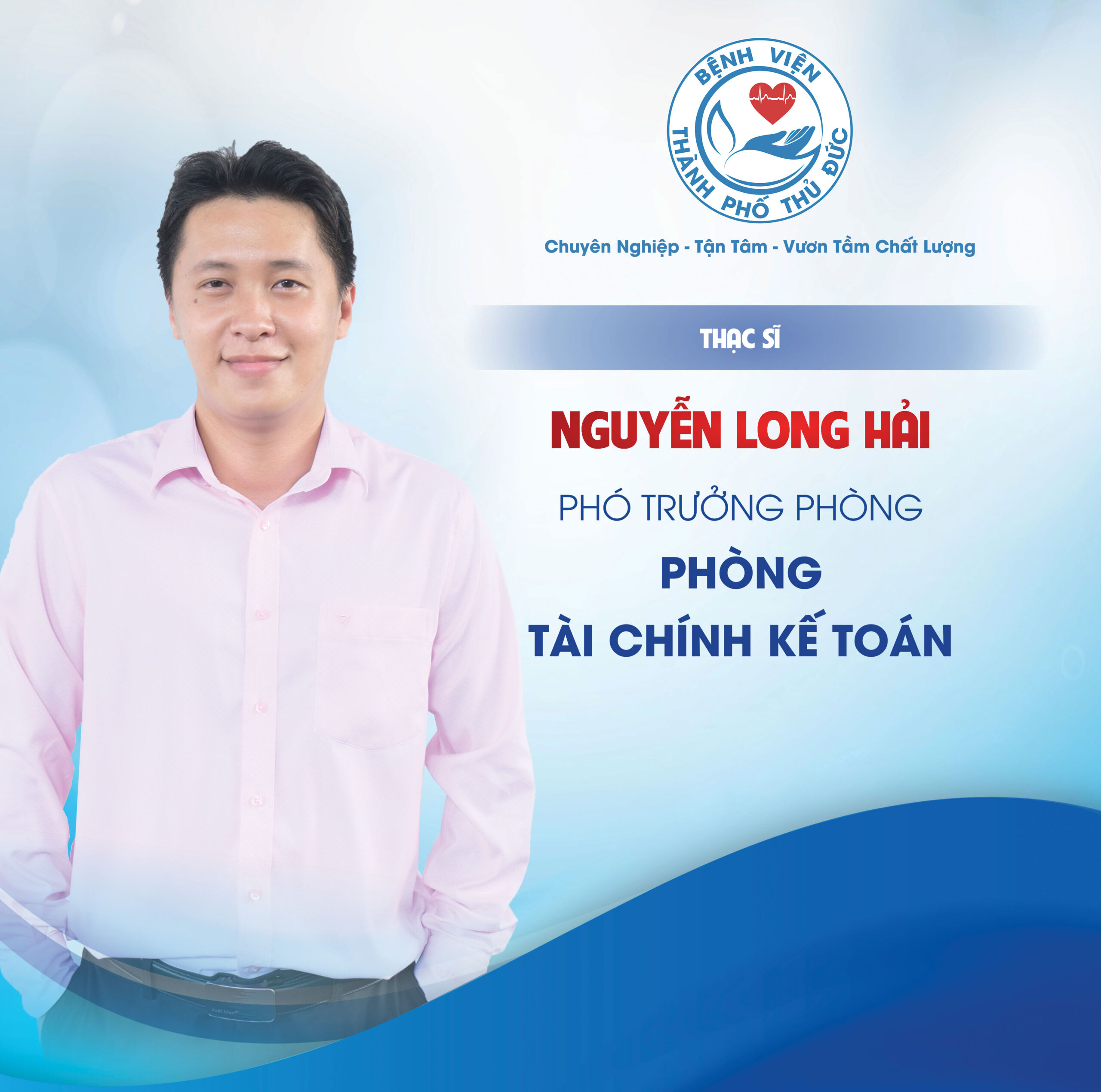 ThS. Nguyễn Long Hải - Phó Trưởng phòng Tài chính kế toán
