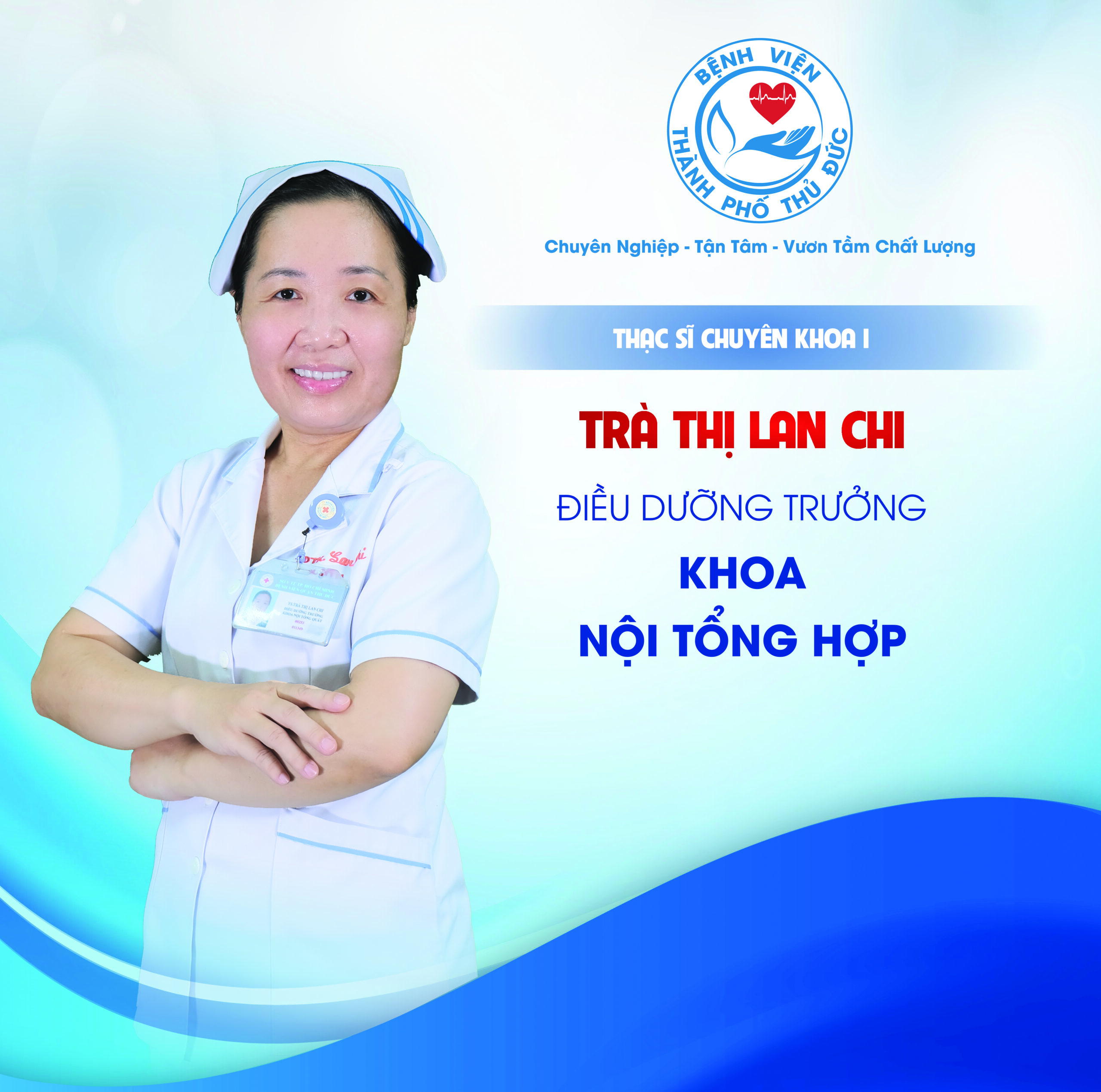 ThS.CKI Trà Thị Lan Chi - Điều dưỡng Trưởng khoa Nội tổng hợp