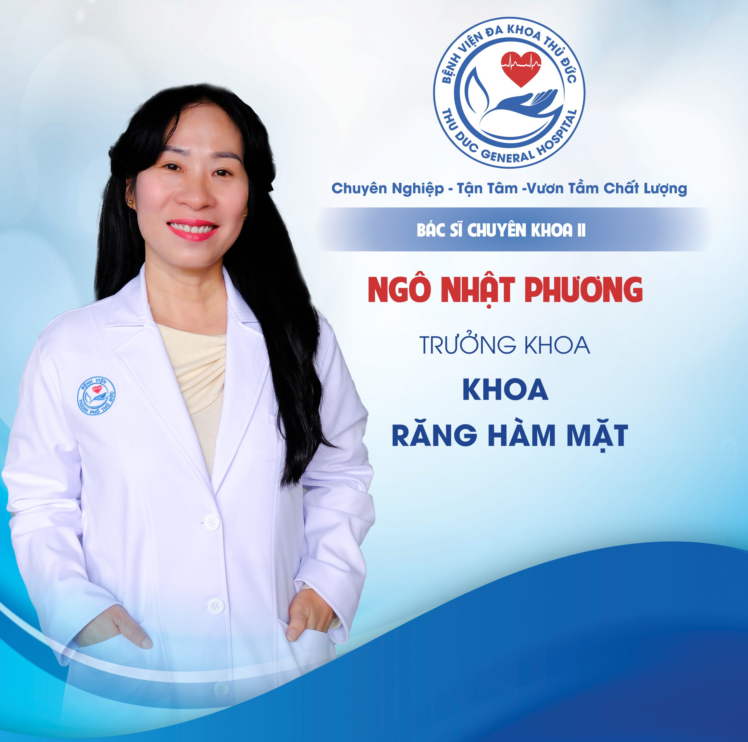 BSCKII. Ngô Nhật Phương - Trưởng khoa Răng Hàm Mặt