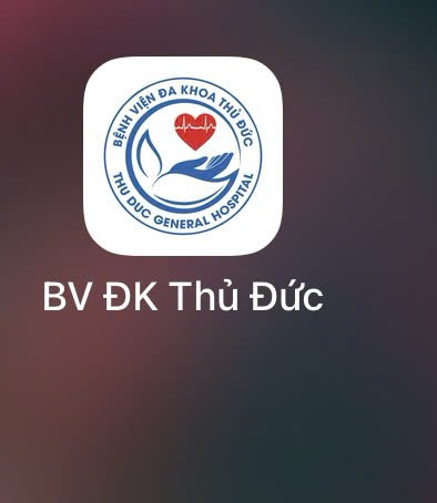 Hình ảnh 1: Ứng dụng di động đặt lịch khám bệnh tại Bệnh viện Đa khoa Thủ Đức