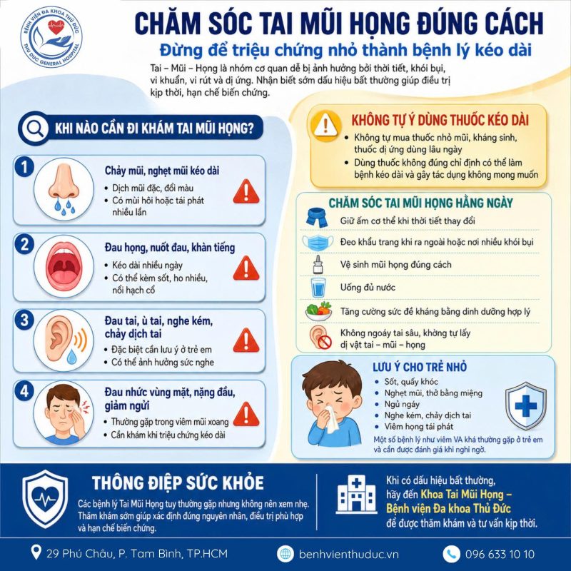 Cham soc tai mui hong