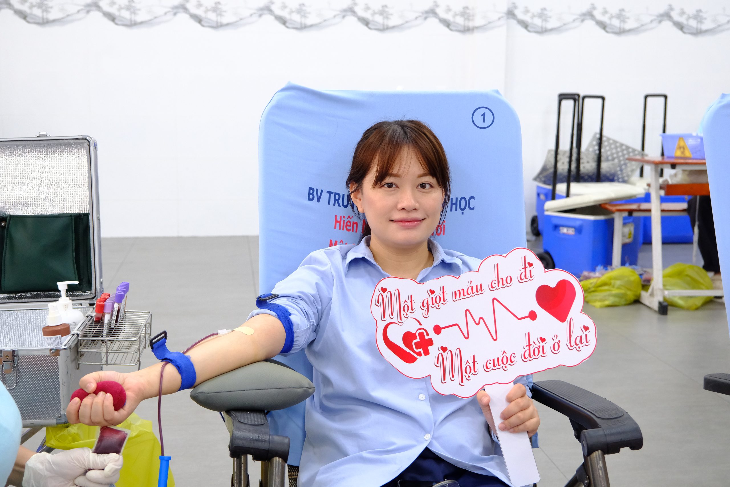151 đơn vị máu được tiếp nhận tại chương trình hiến máu tình nguyện lần 2 năm 2026 9 DSCF8080 scaled
