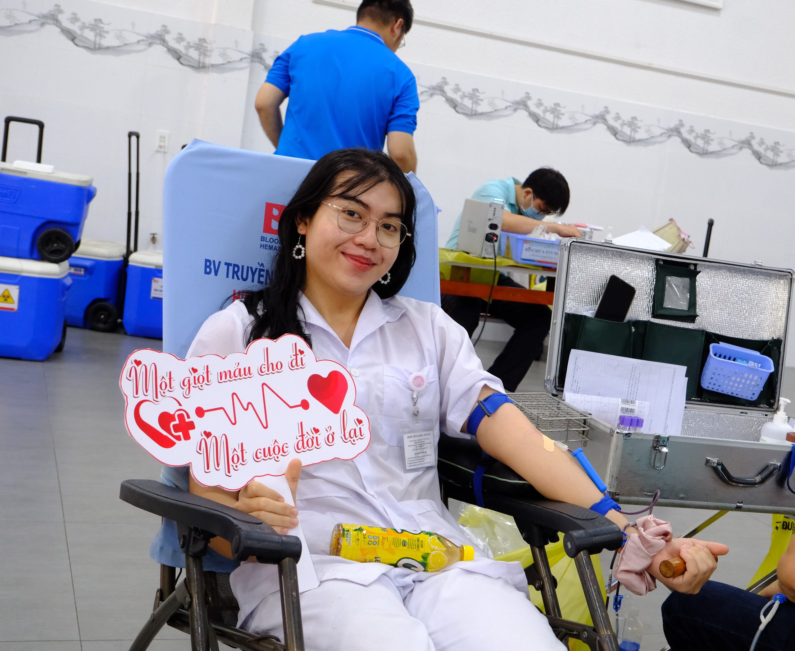 151 đơn vị máu được tiếp nhận tại chương trình hiến máu tình nguyện lần 2 năm 2026 6 DSCF81481 scaled