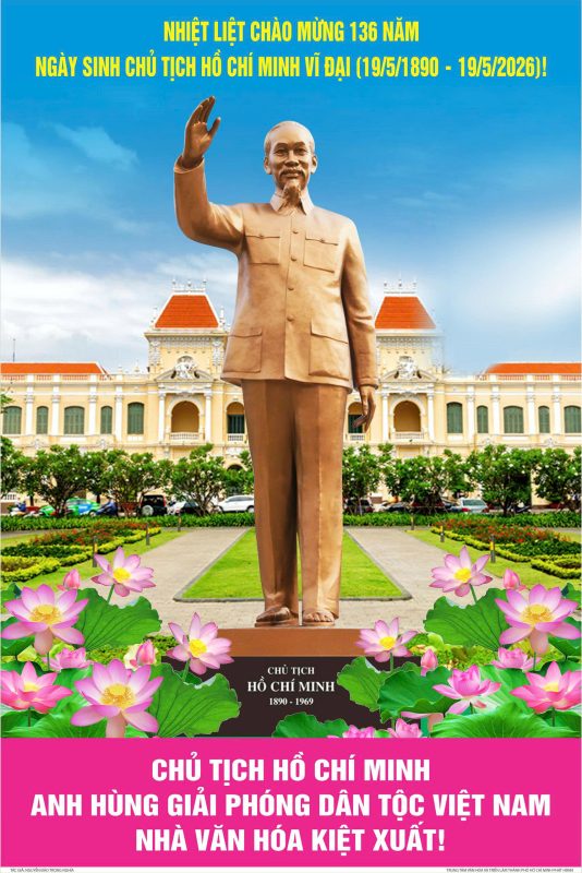 Kỷ niệm 136 năm Ngày sinh Chủ tịch Hồ Chí Minh (19/5/1890 – 19/5/2026) 1 ngay sinh chu tich