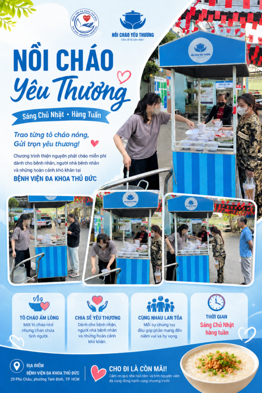 Nồi cháo yêu thương – Sẻ chia qua từng bát cháo 1 Noi chao yeu thuong 1