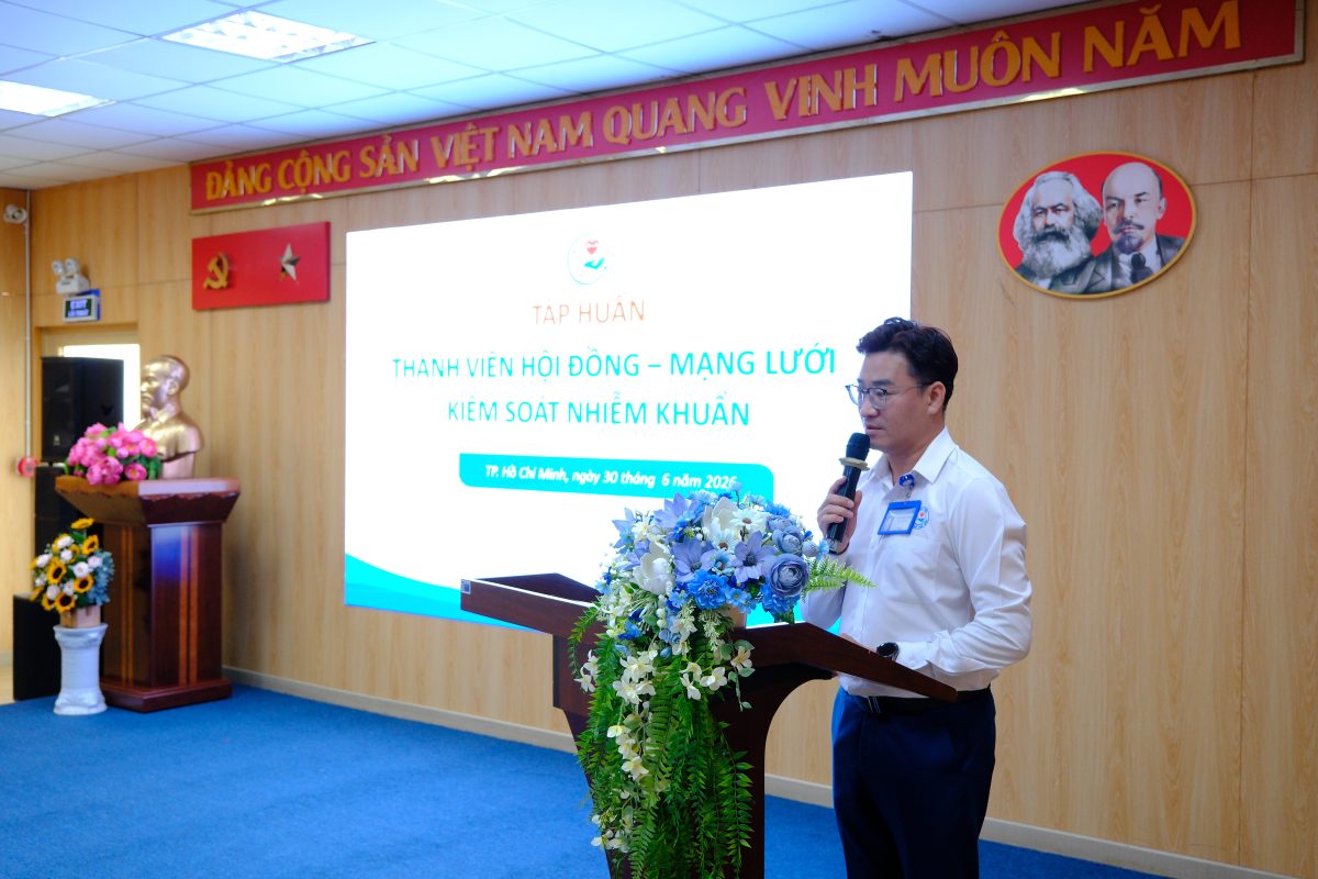 Khai giảng khóa đào tạo Kiểm soát nhiễm khuẩn cơ bản năm 2026 1 DSCF4388