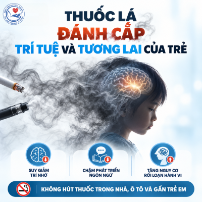 Thuoc la anh huong tre em