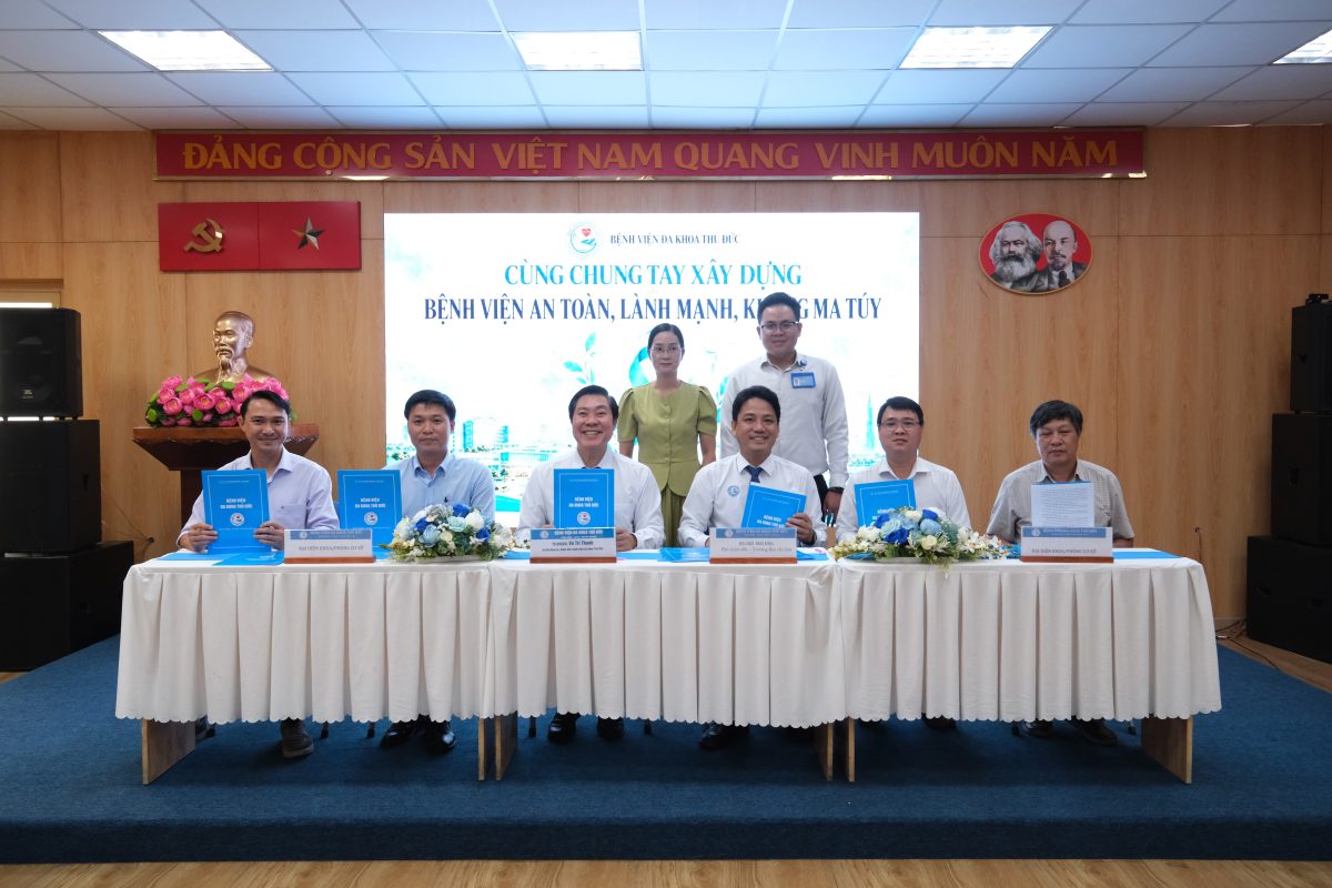 benh vien da khoa thu duc ra mat mo hinh benh vien khong ma tuy 2
