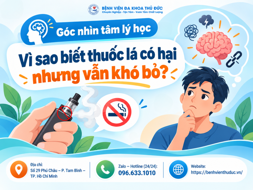 BIẾT THUỐC LÁ CÓ HẠI NHƯNG VẪN KHÓ BỎ? HIỂU VỀ TÂM LÝ VÀ SỰ LỆ THUỘC NICOTINE 1 BIẾT THUỐC LÁ CÓ HẠI NHƯNG VẪN KHÓ BỎ? HIỂU VỀ TÂM LÝ VÀ SỰ LỆ THUỘC NICOTINE