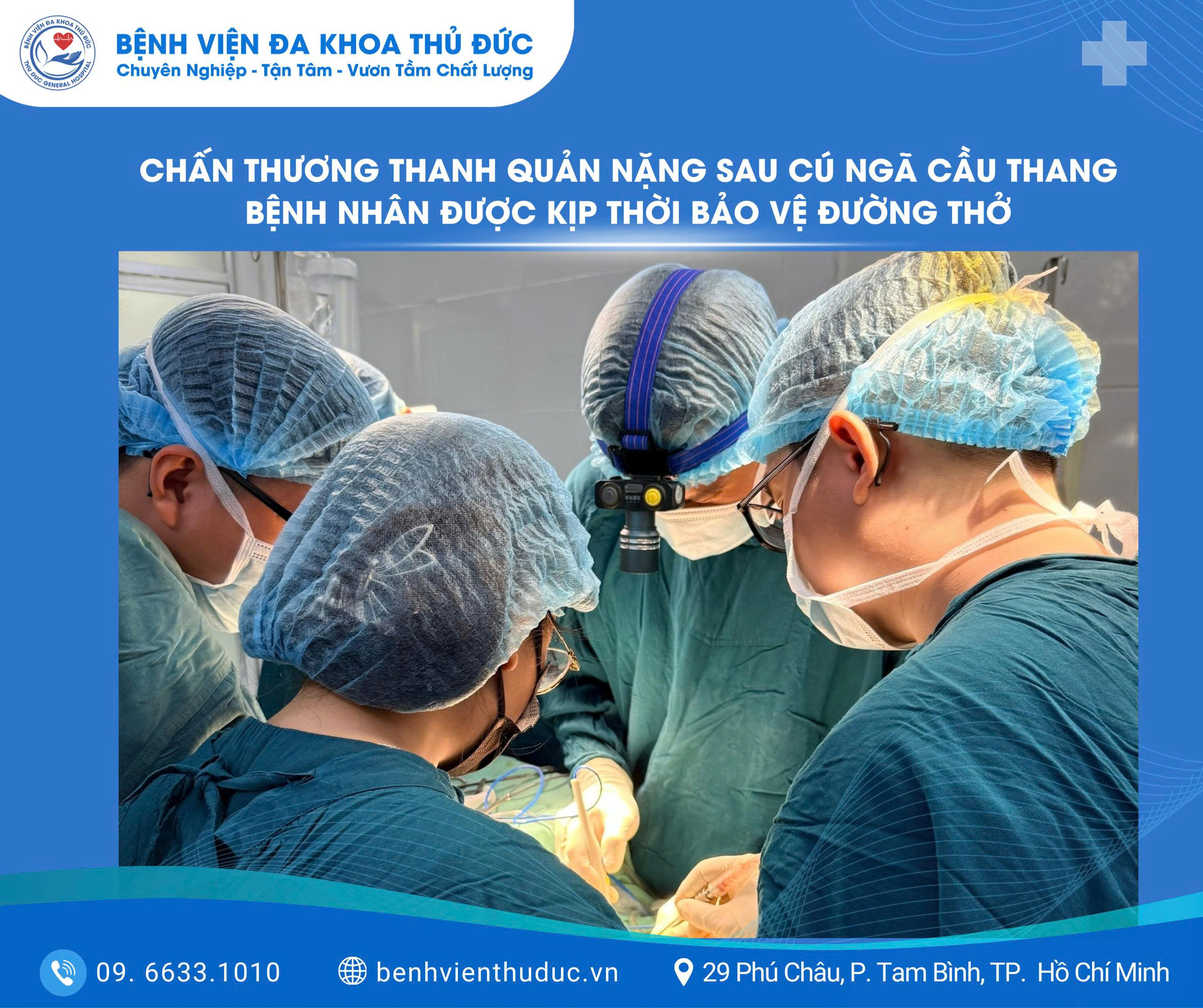 chan thuong thanh quan nang sau cu nga cau thang benh nhan duoc kip thoi bao ve duong tho
