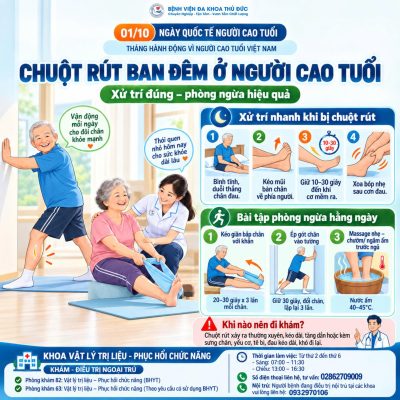 Chuột rút ban đêm ở người cao tuổi: Xử trí thế nào, phòng ngừa ra sao? 10 Chuột rút ban đêm ở người cao tuổi: Xử trí thế nào, phòng ngừa ra sao?