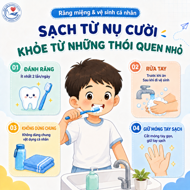 HÀNH TRANG SỨC KHỎE CHO TRẺ TRƯỚC THỀM NĂM HỌC MỚI