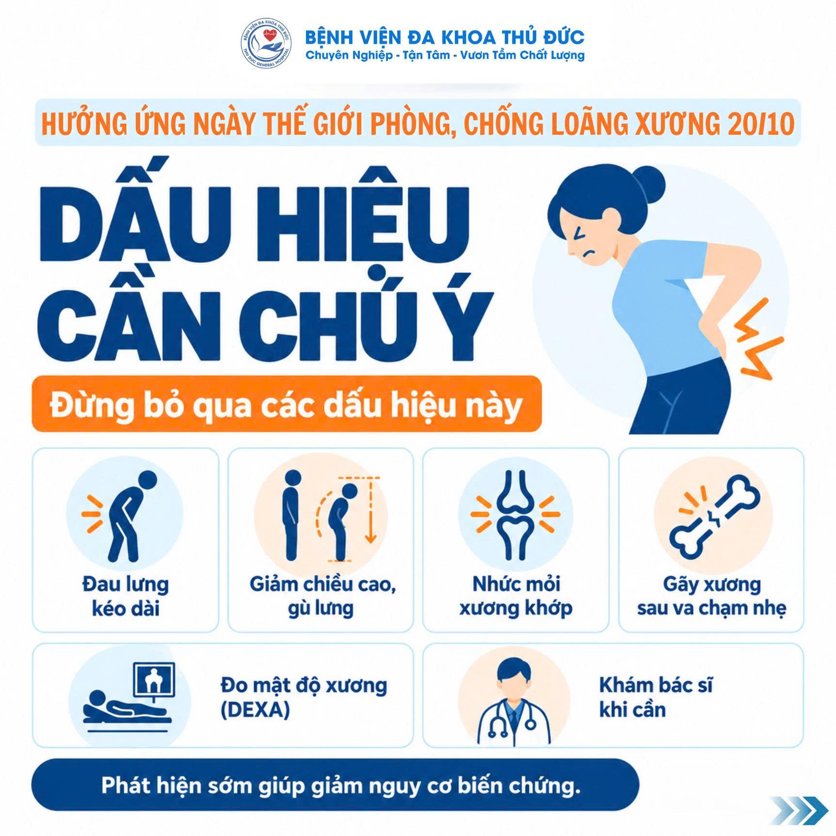 HƯỞNG ỨNG NGÀY THẾ GIỚI PHÒNG, CHỐNG LOÃNG XƯƠNG 20/10/2026