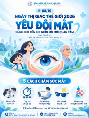HƯỞNG ỨNG NGÀY THỊ GIÁC THẾ GIỚI 8/10/2026