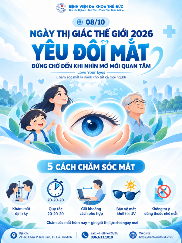 HƯỞNG ỨNG NGÀY THỊ GIÁC THẾ GIỚI 8/10/2026