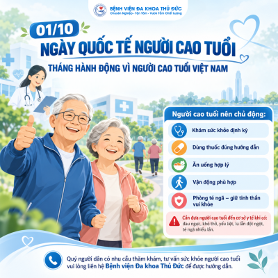 NGÀY QUỐC TẾ NGƯỜI CAO TUỔI 01/10: CÙNG CHUNG TAY VÌ NGƯỜI CAO TUỔI KHỎE MẠNH, AN VUI
