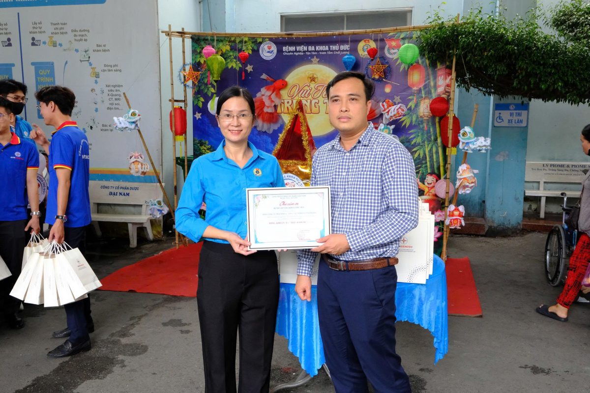 TRUNG THU 2026: 80 PHẦN QUÀ GỬI ĐẾN BỆNH NHI TẠI BỆNH VIỆN ĐA KHOA THỦ ĐỨC