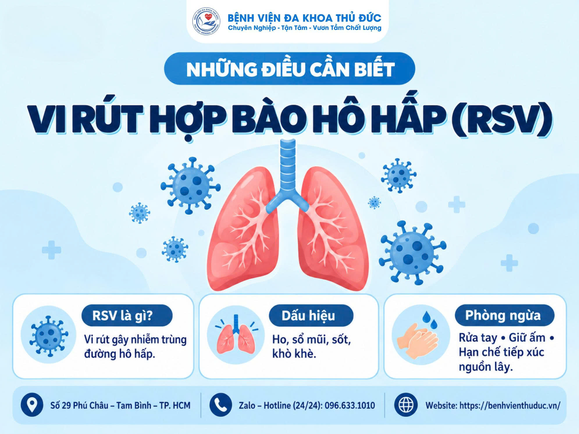 VI RÚT HỢP BÀO HÔ HẤP (RSV): NHẬN BIẾT SỚM ĐỂ PHÒNG NGỪA BIẾN CHỨNG 1 VI RÚT HỢP BÀO HÔ HẤP (RSV)
